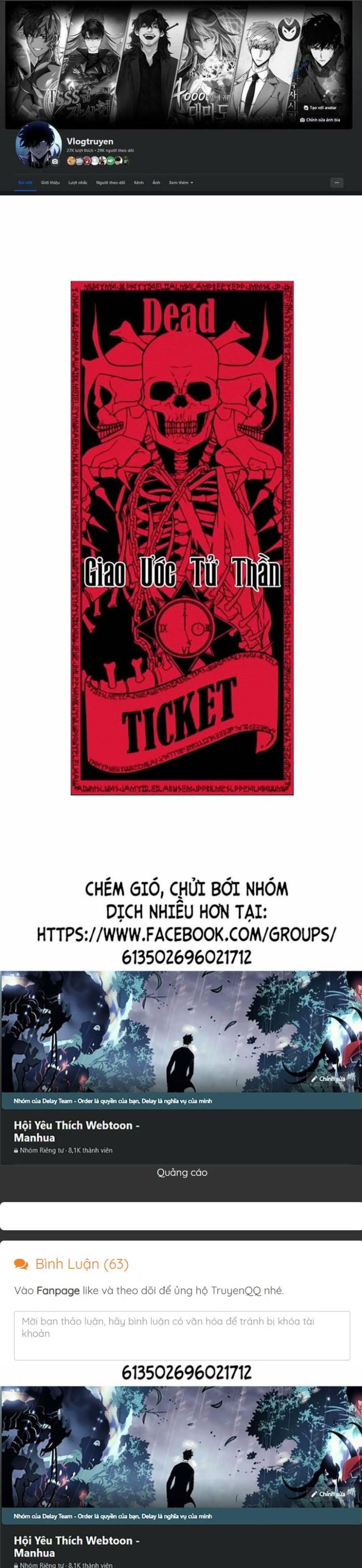 Đọc truyện [Leak] Cậu bé của thần chết - Chap 202