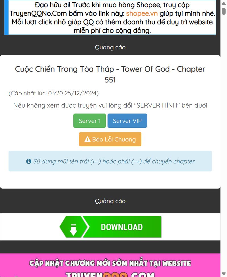 Đọc truyện [Leak] Cuộc chiến trong tòa tháp - Chap 551