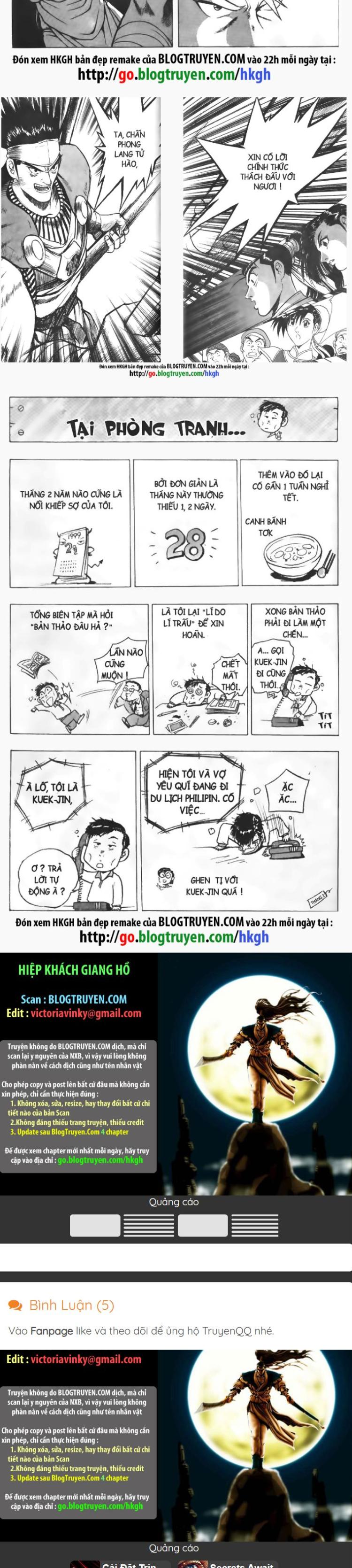 Đọc truyện [Leak] Hiệp Khách Giang Hồ - Chap 122