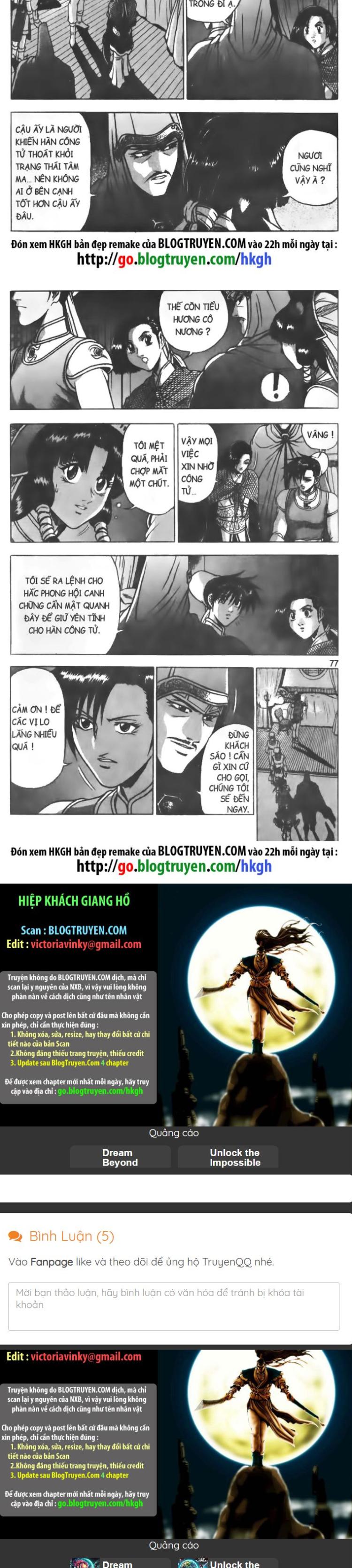 Đọc truyện [Leak] Hiệp Khách Giang Hồ - Chap 161