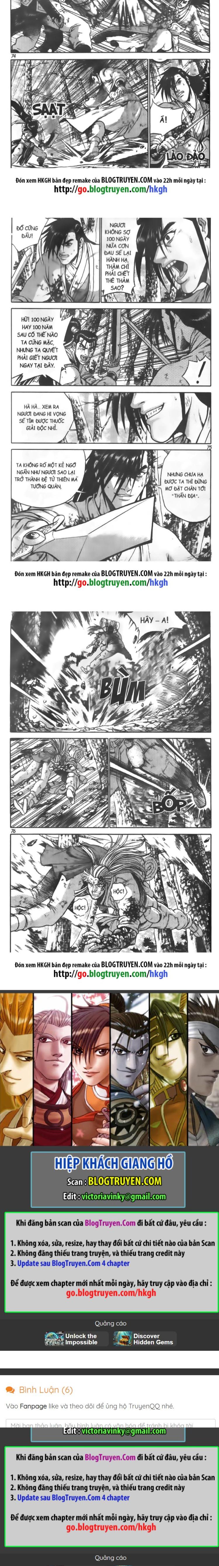 Đọc truyện [Leak] Hiệp Khách Giang Hồ - Chap 296