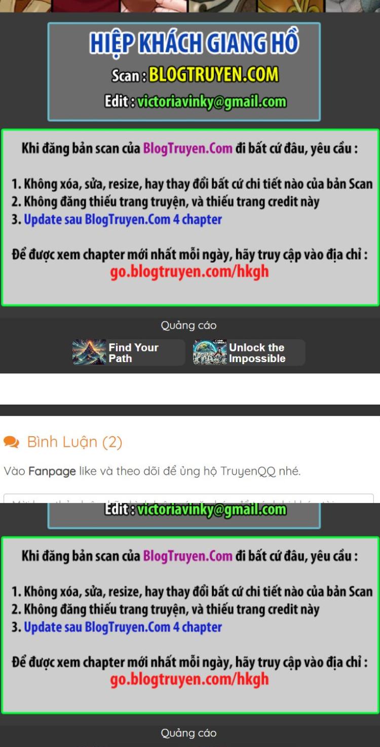 Đọc truyện [Leak] Hiệp Khách Giang Hồ - Chap 305