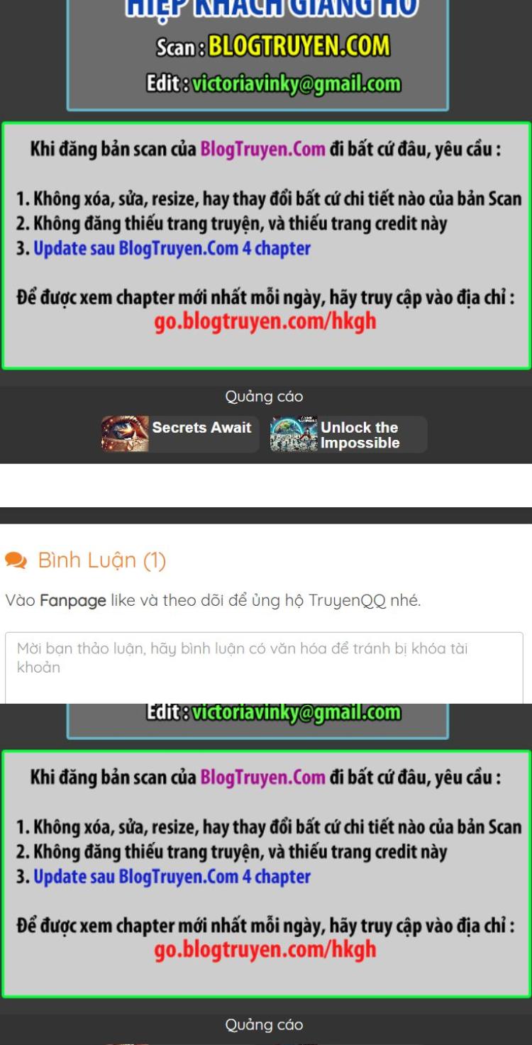 Đọc truyện [Leak] Hiệp Khách Giang Hồ - Chap 329