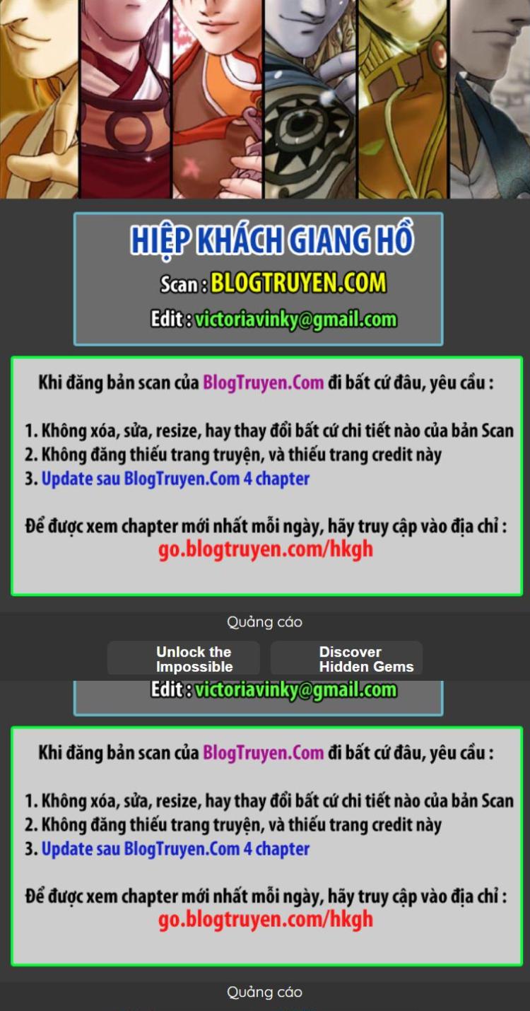 Đọc truyện [Leak] Hiệp Khách Giang Hồ - Chap 334