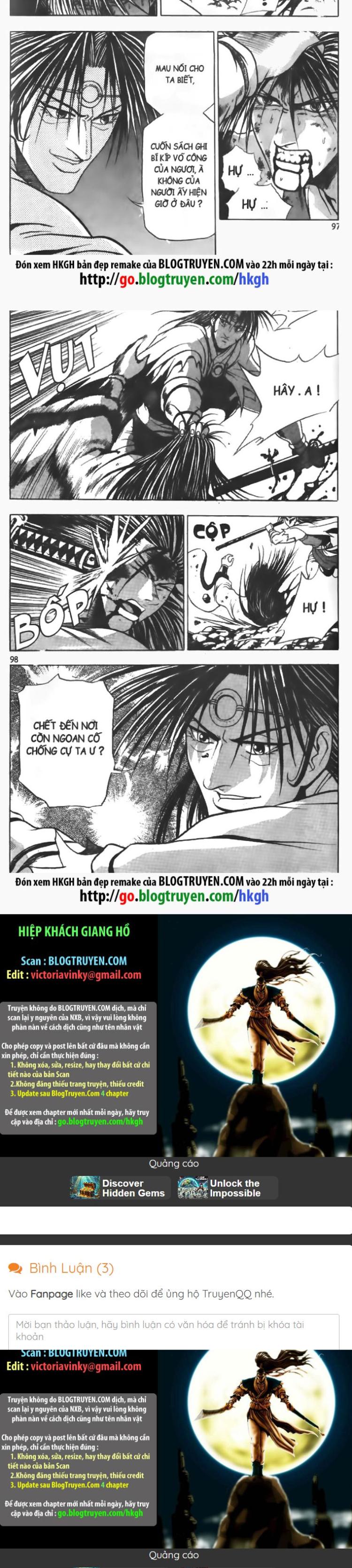 Đọc truyện [Leak] Hiệp Khách Giang Hồ - Chap 99