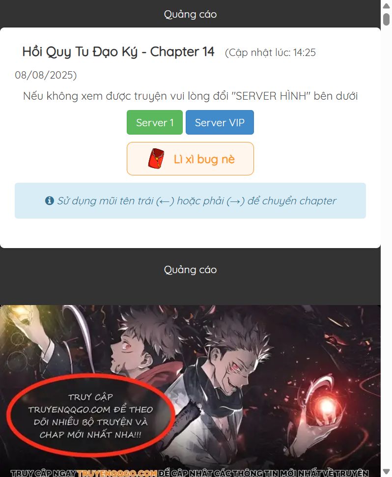 Đọc truyện [Leak] Hồi Quy Tu Đạo Ký - Chap 14