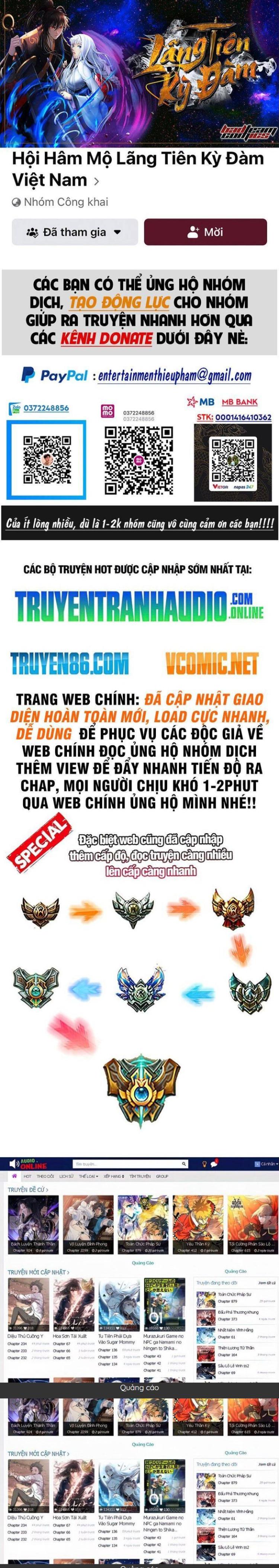 Đọc truyện [Leak] Lãng Tiên Kỳ Đàm - Chap 79