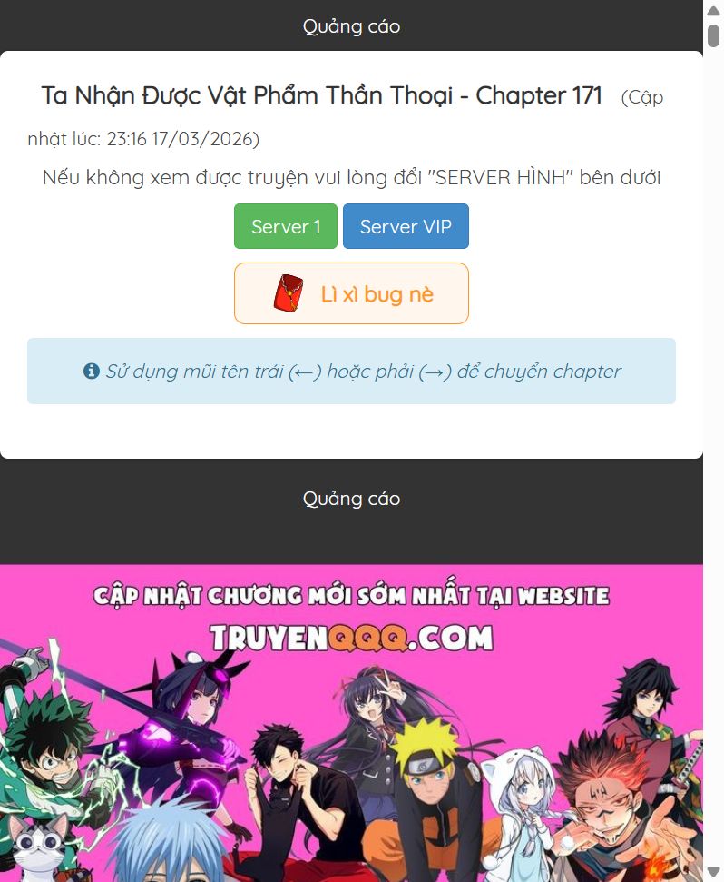 Đọc truyện [Leak] Ta nhận được vật phẩm thần thoại - Chap 171