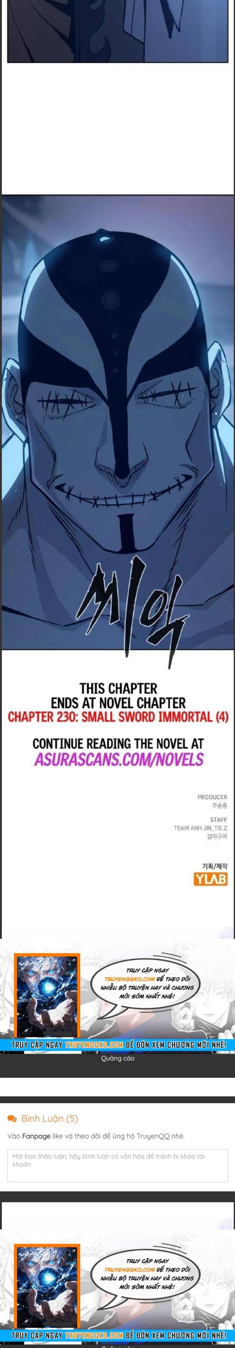 Đọc truyện [Leak] Tuyệt đối kiếm cảm - Chap 188