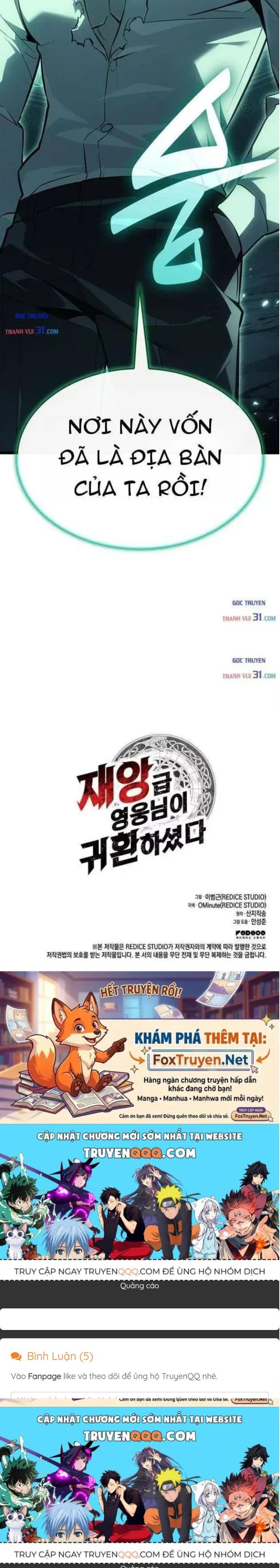 Đọc truyện [Leak] Vị Vua Mạnh Nhất Đã Trở Lại - Chap 187